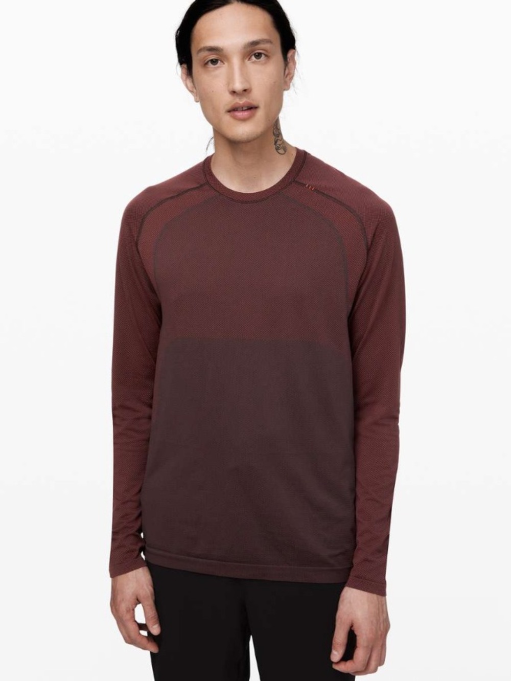 Lululemon Men’s Metal Vent Tech 2.0 Long Sleeve Shirt In Magma Sequoia